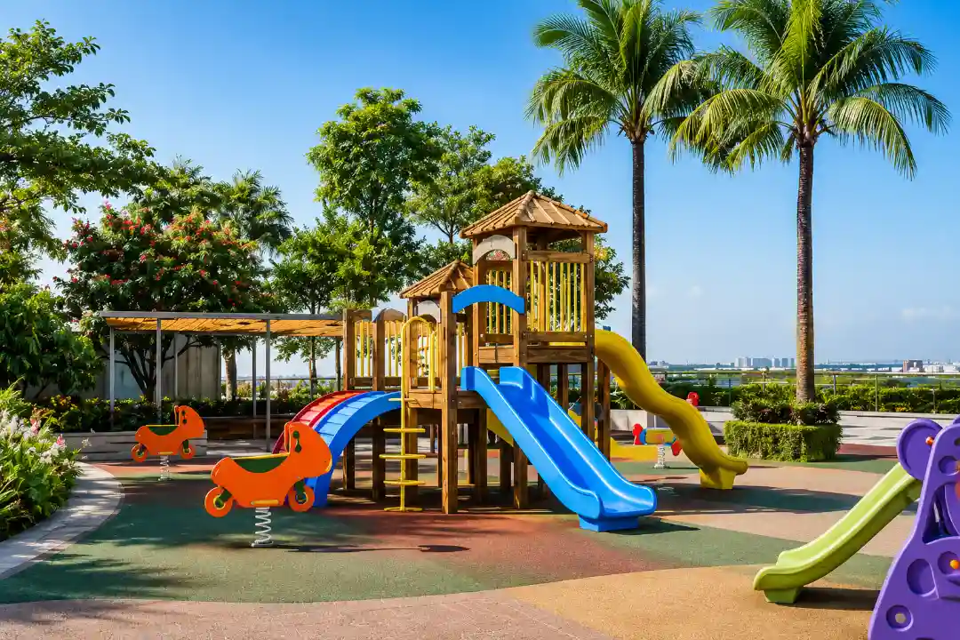 Outdoor games area at Prestige Thanisandra