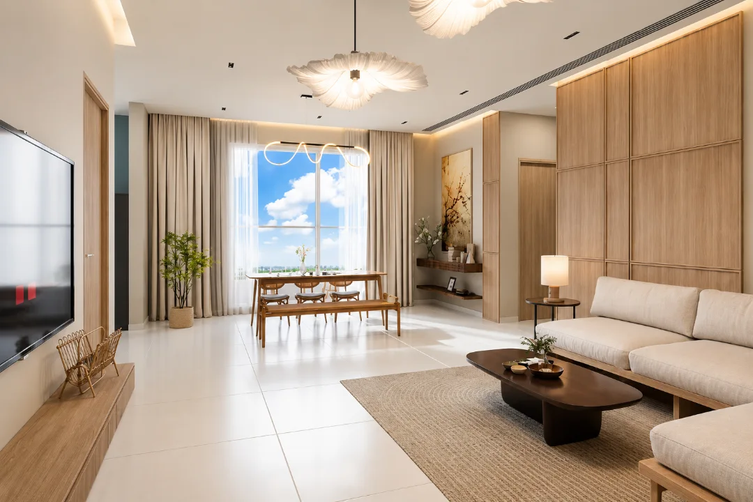 Prestige Thanisandra landscaped gardens